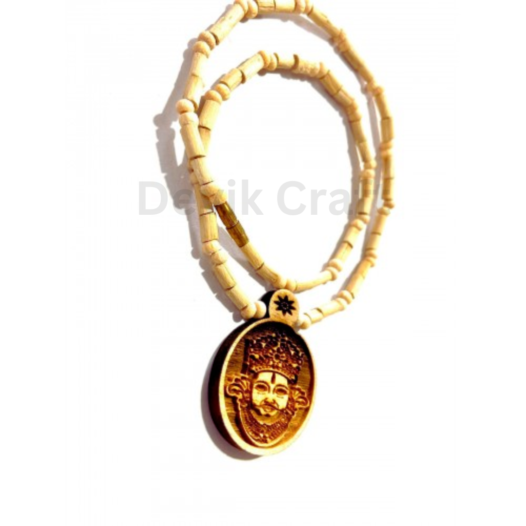 Enchanting Khatu Shyam's Blessing - Vrindavan Tulsi & Original Beads