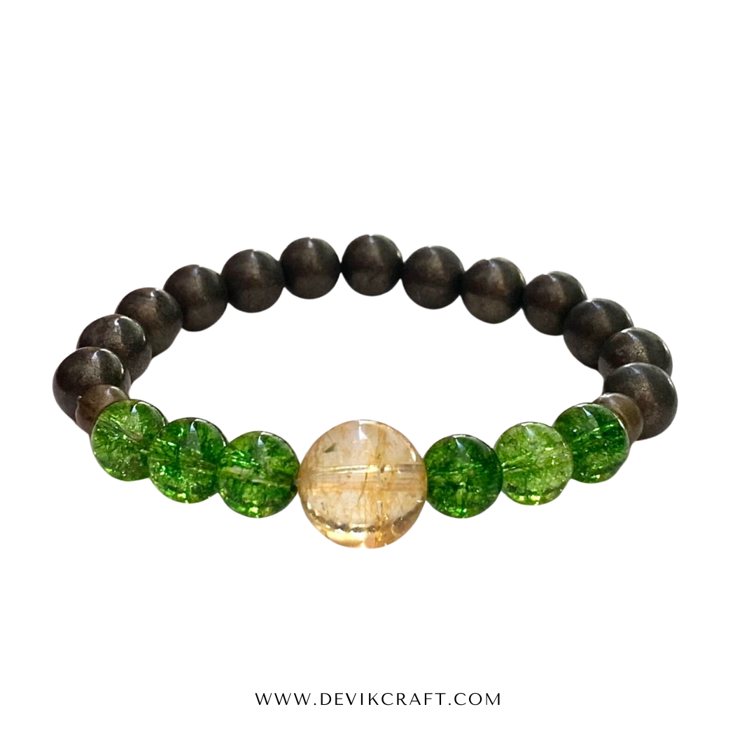 Manifest Success with Our Gemstone Lucky Bracelet - Good Luck, Abundance, Prosperity!