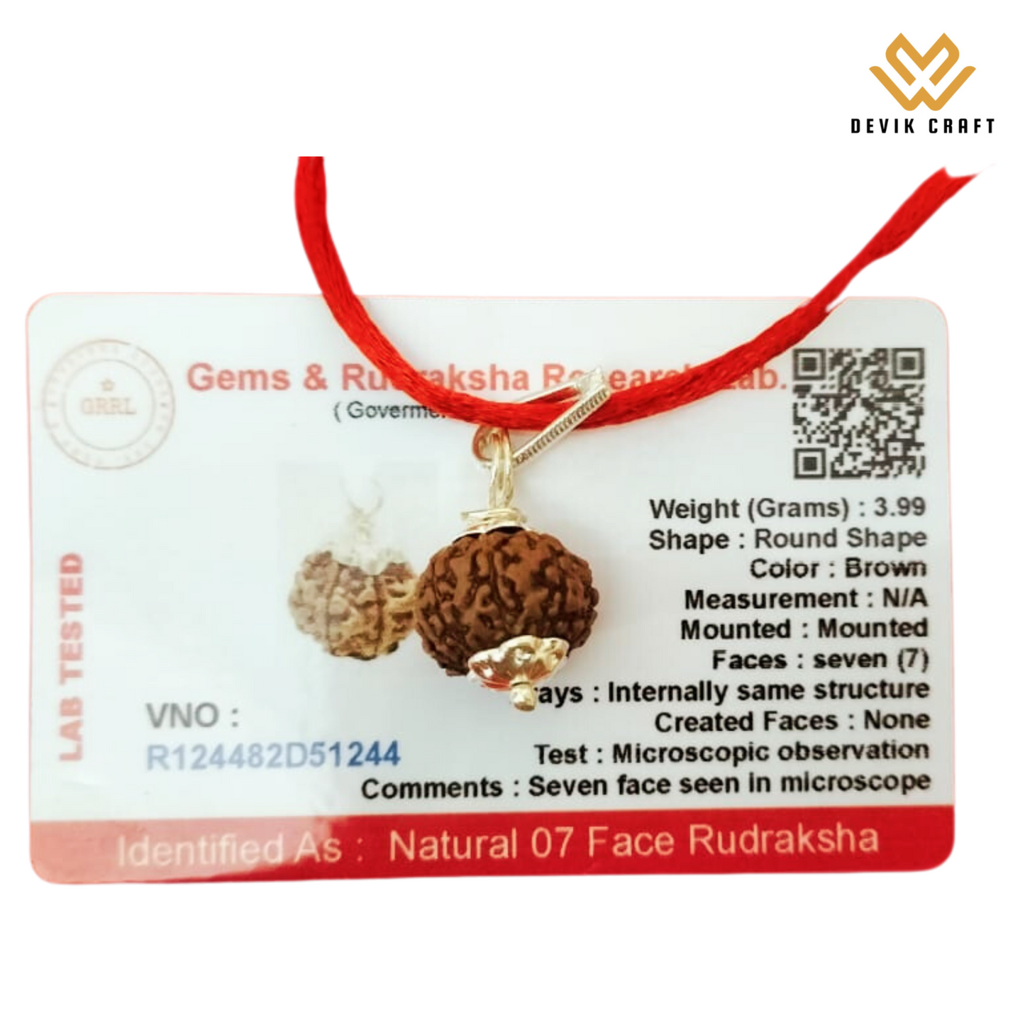 Enhance Your Spirituality with 7 Mukhi Rudraksha Bead – Certified, Original, and Free 5 Mukhi Rudraksha