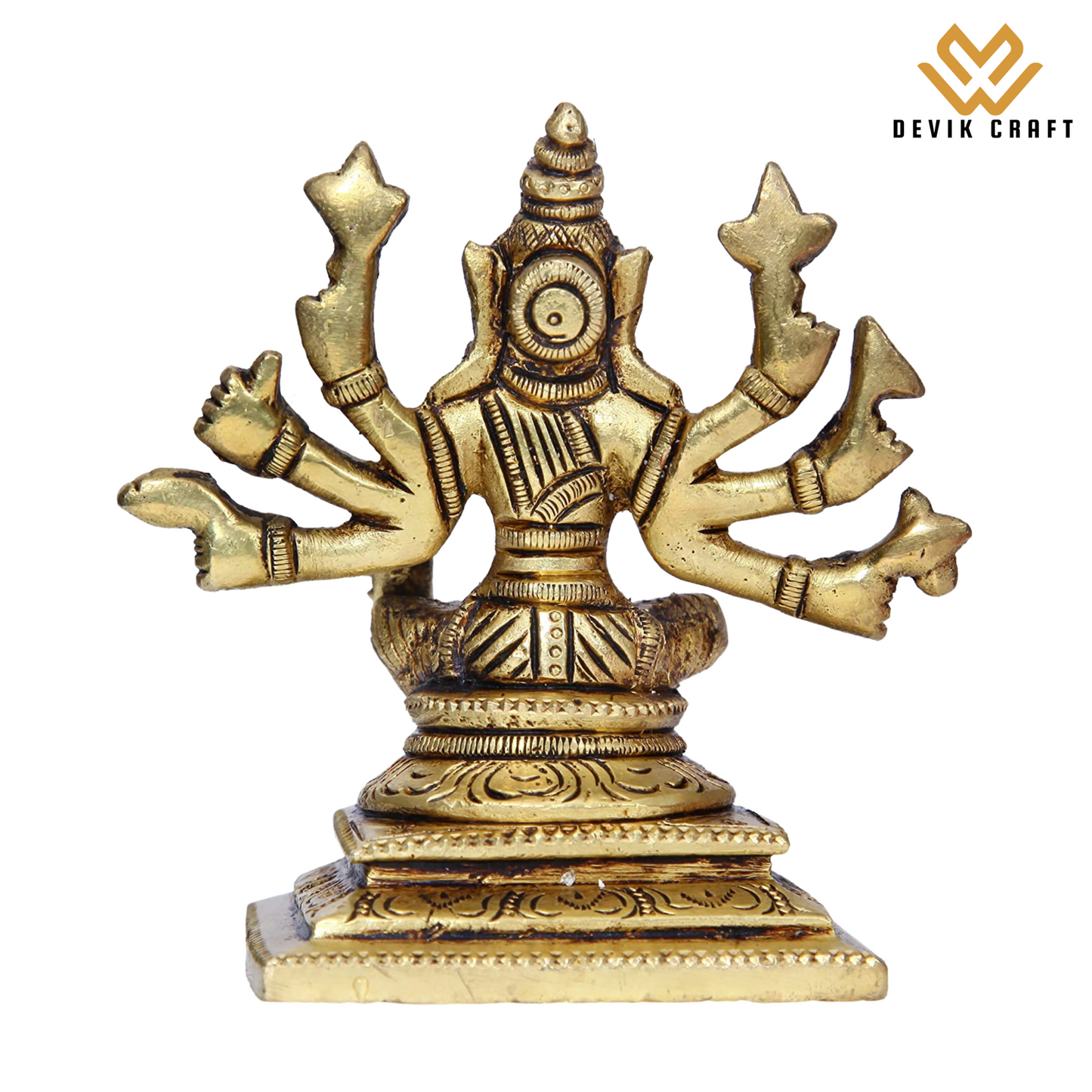 Varahi Amman Brass Statue 8 cm Height -Divine Décor for Prosperity and Protection