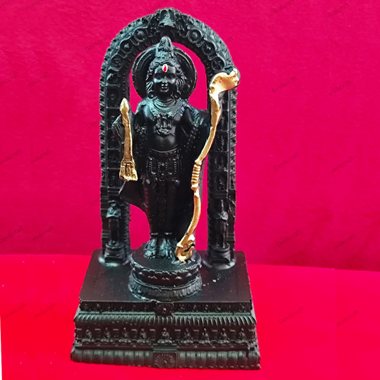Ram Lalla Idol - High-Quality Resin and Marble - 4 inches"