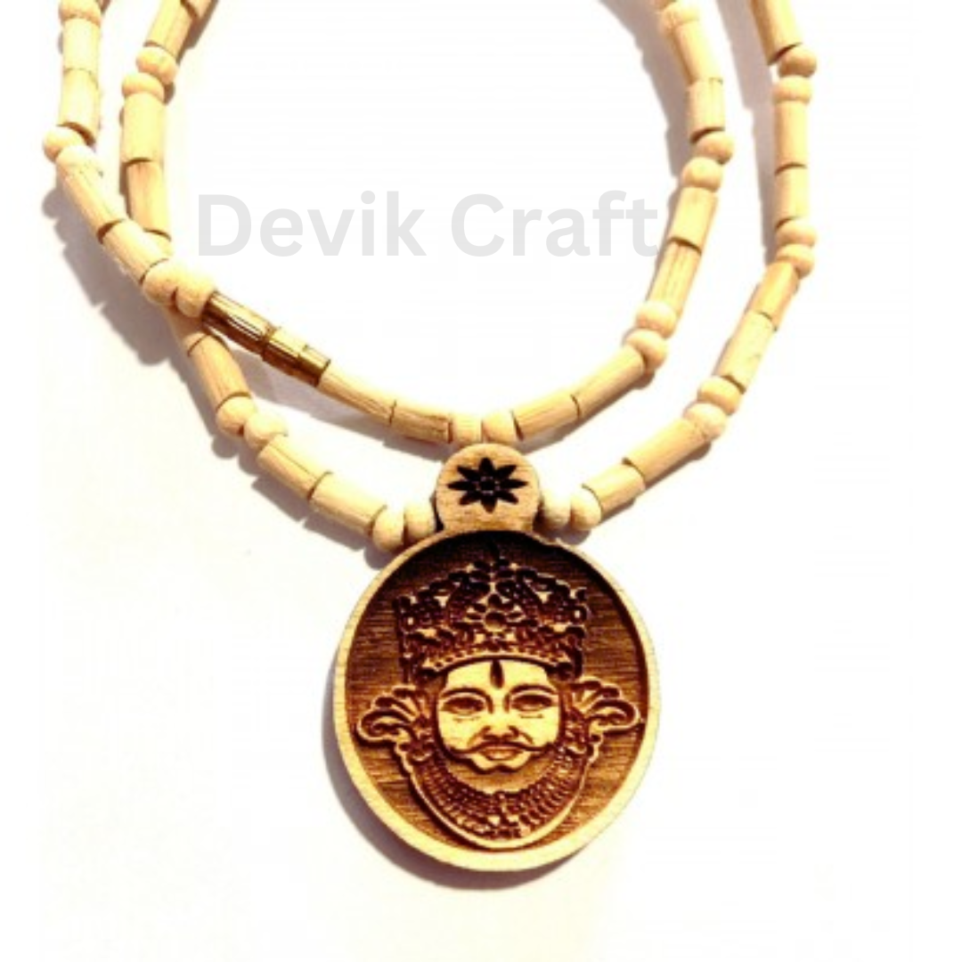 Enchanting Khatu Shyam's Blessing - Vrindavan Tulsi & Original Beads