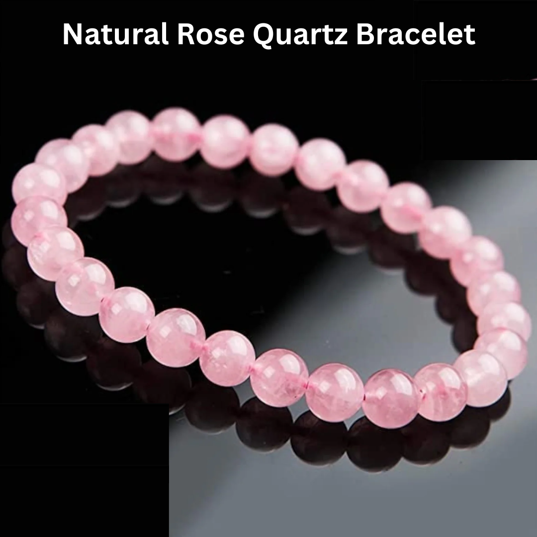 Magical Rose Quartz Bracelet - Healing Stone Jewelry for Harmony and Love