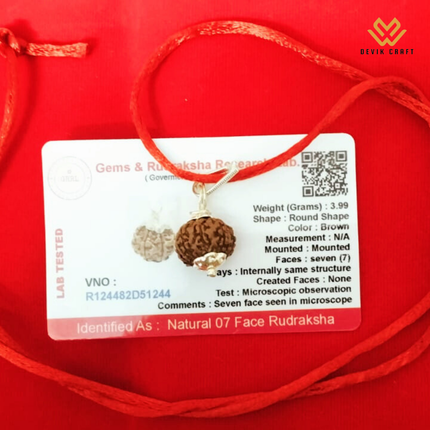 Enhance Your Spirituality with 7 Mukhi Rudraksha Bead – Certified, Original, and Free 5 Mukhi Rudraksha