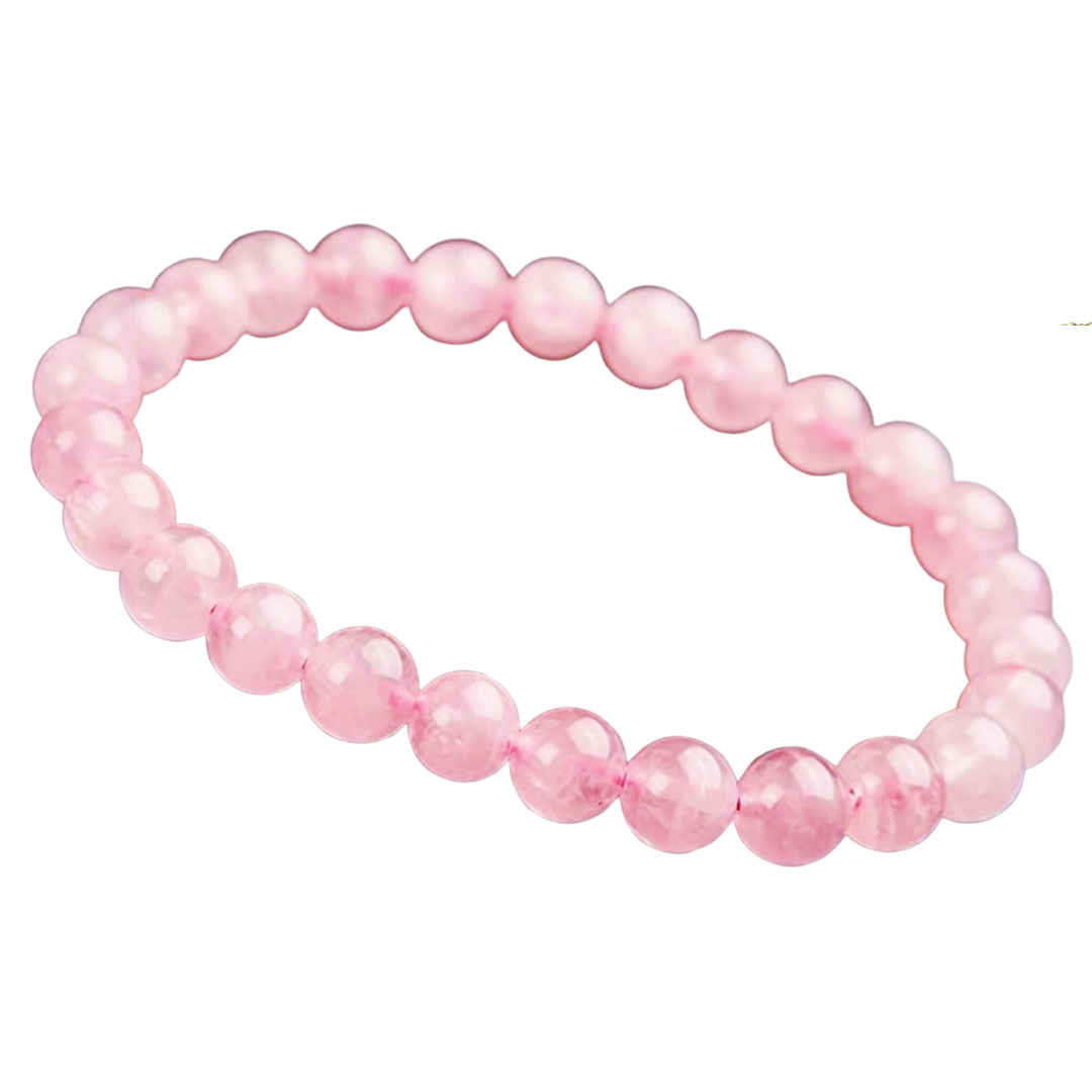 Rose Quartz Love Fertility Energy Healing Crystal Reiki Charm Bracelet –  Spiritual Diva Jewelry