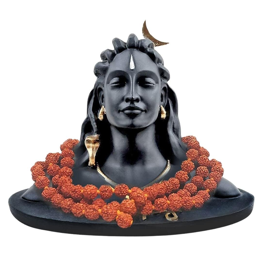 Adiyogi Statue with Rudraksha Mala Made in India