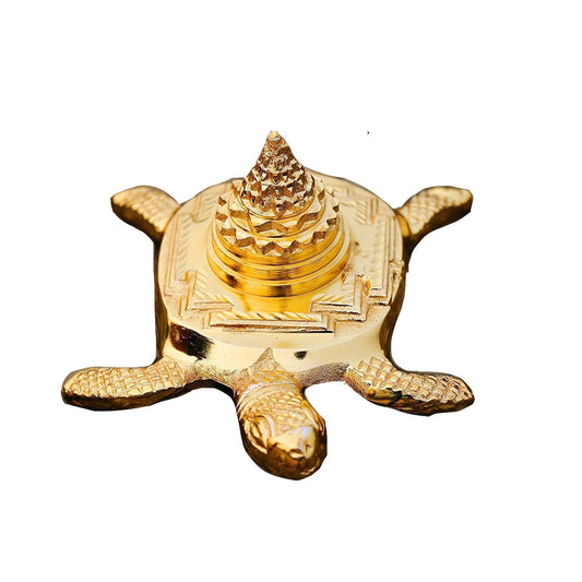 Meru Shree Yantra with Tortoise for Good Luck, Success and Prosperity