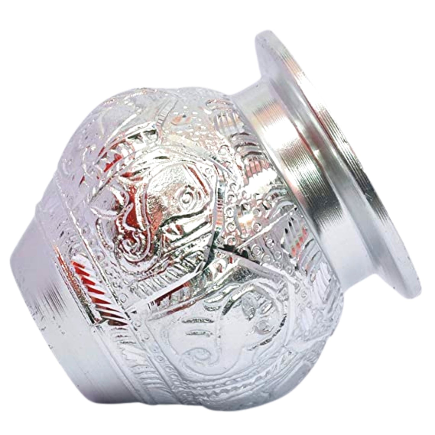 Silver Aluminium Pooja Kalash Lota for Temple and Pooja Purpose