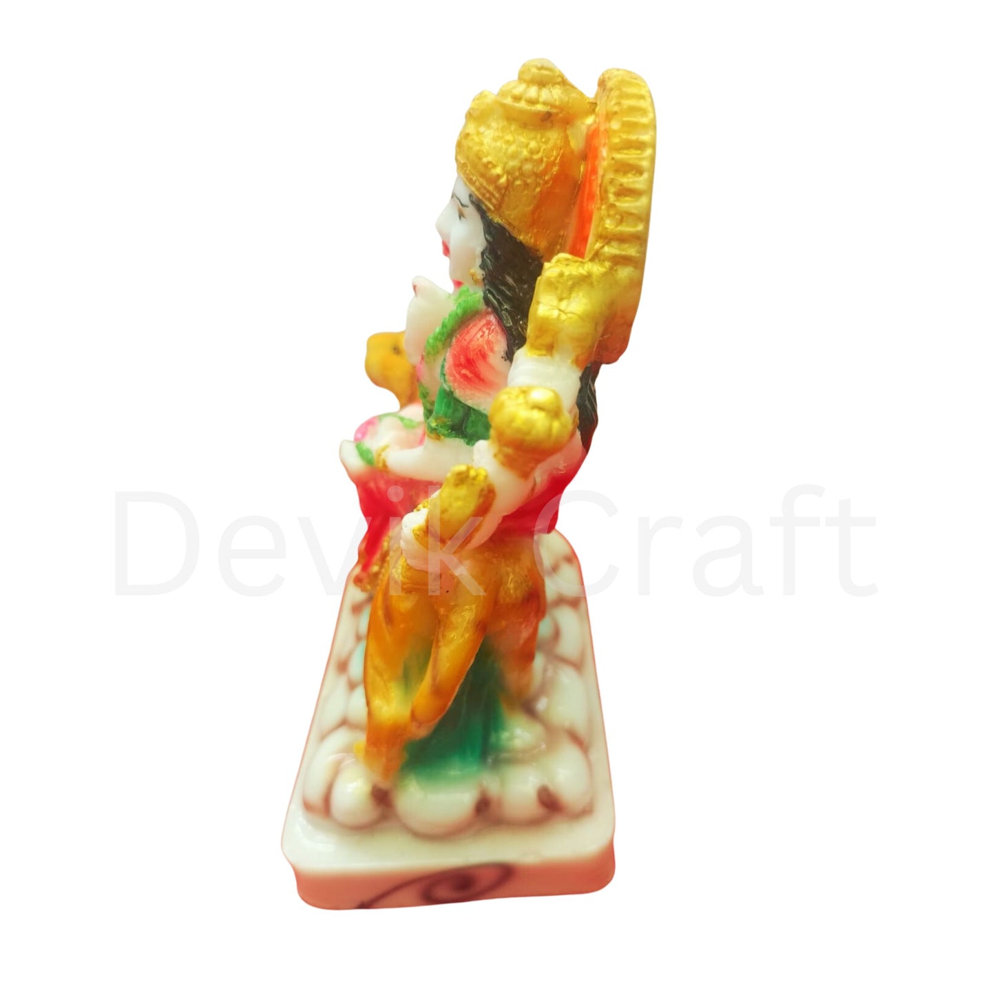 Sherawali Mata Durga Maa Murti Statue For Pooja Vaishno Devi Idol 6 Inch