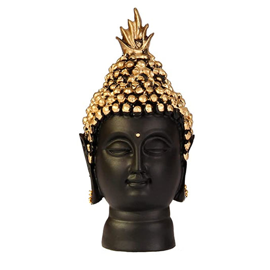 Black Color Buddha Head for Home Decoration