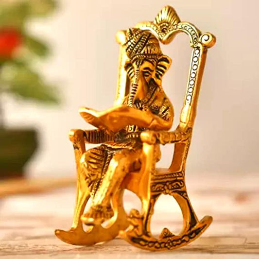 Ganesha reading statue